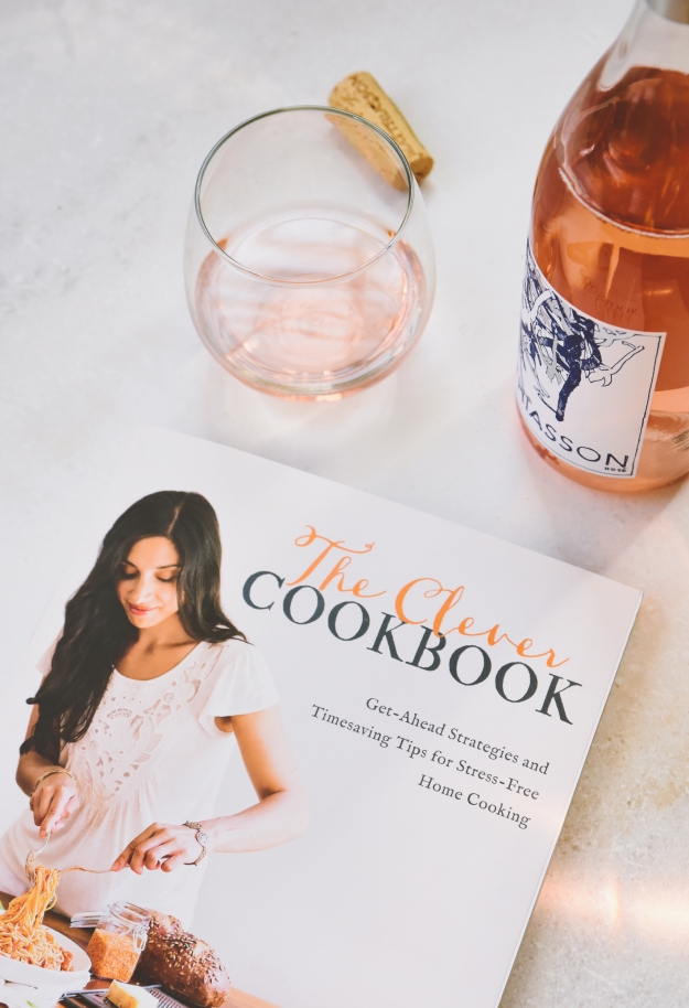 rosé with spice-roasted carrot + avocado salad | emilie raffa's "the clever cookbook" + a giveaway